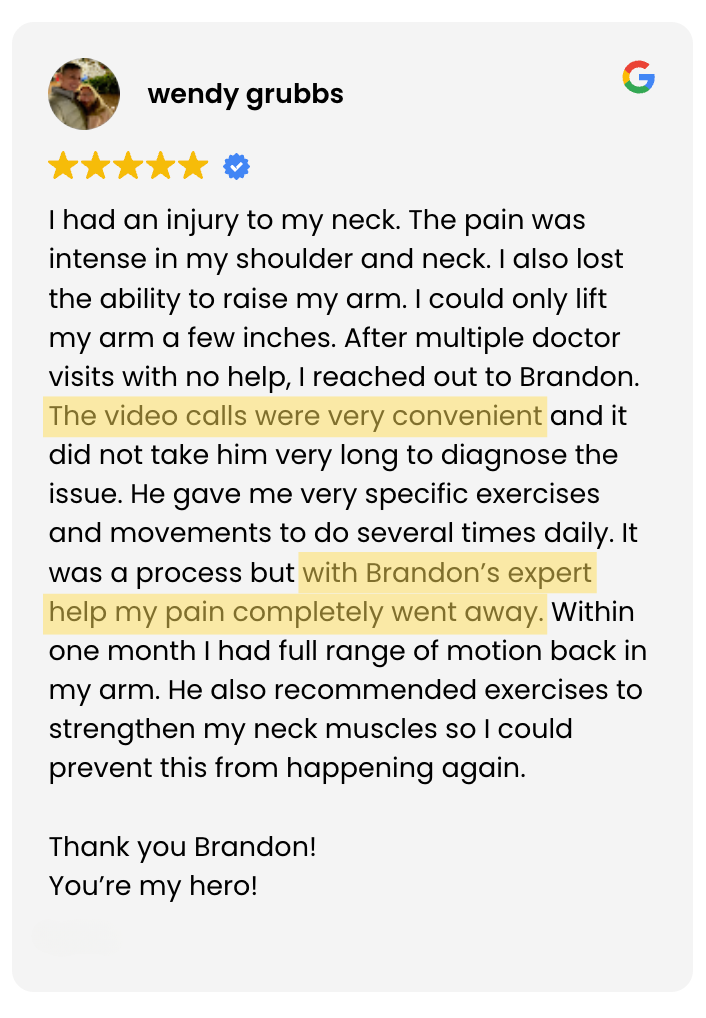 Wendy S. 5-star Google review for Function Fix